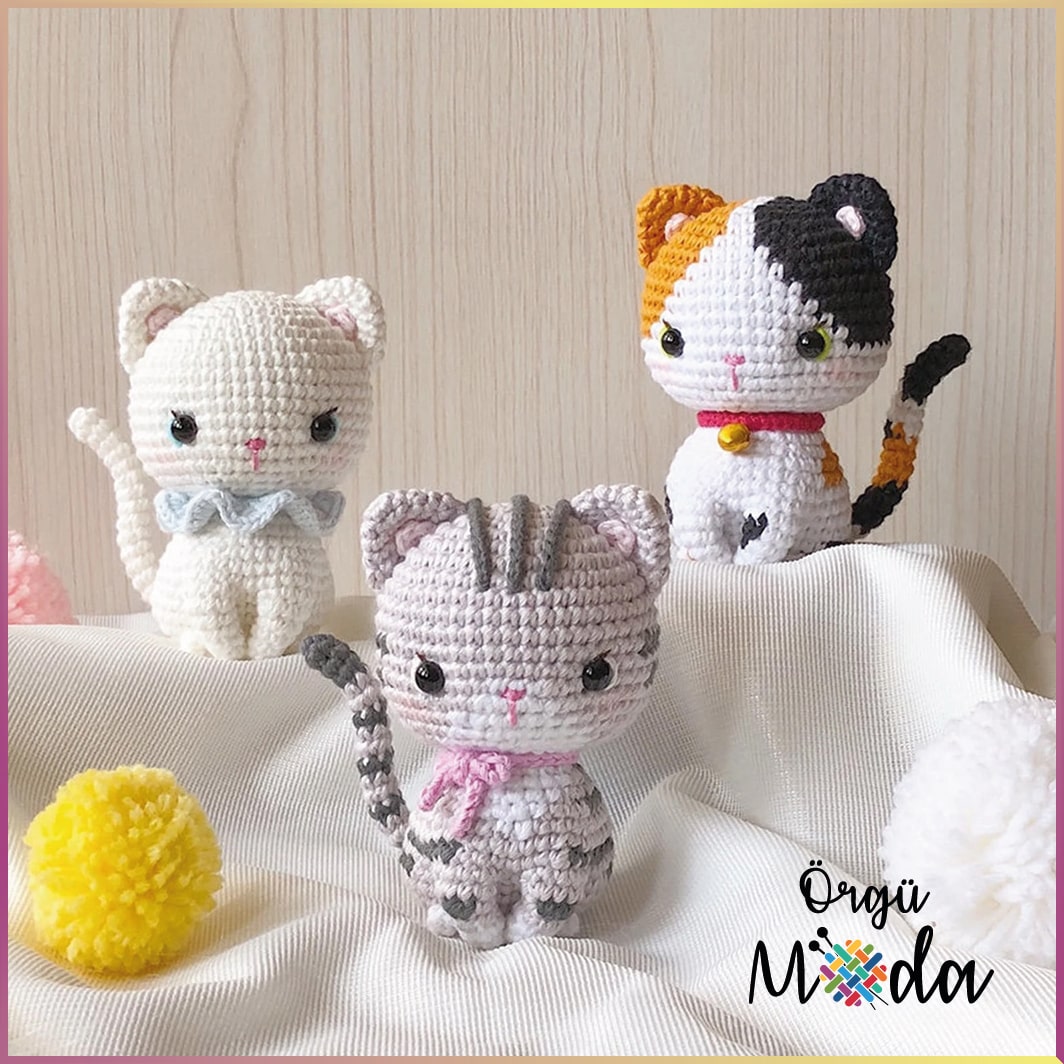 Amigurumi kedi Modelleri 4