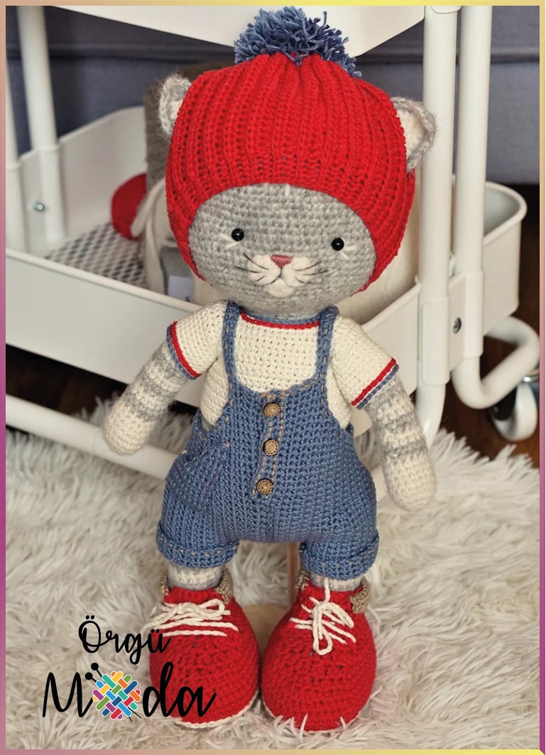 Amigurumi kedi Modelleri 7