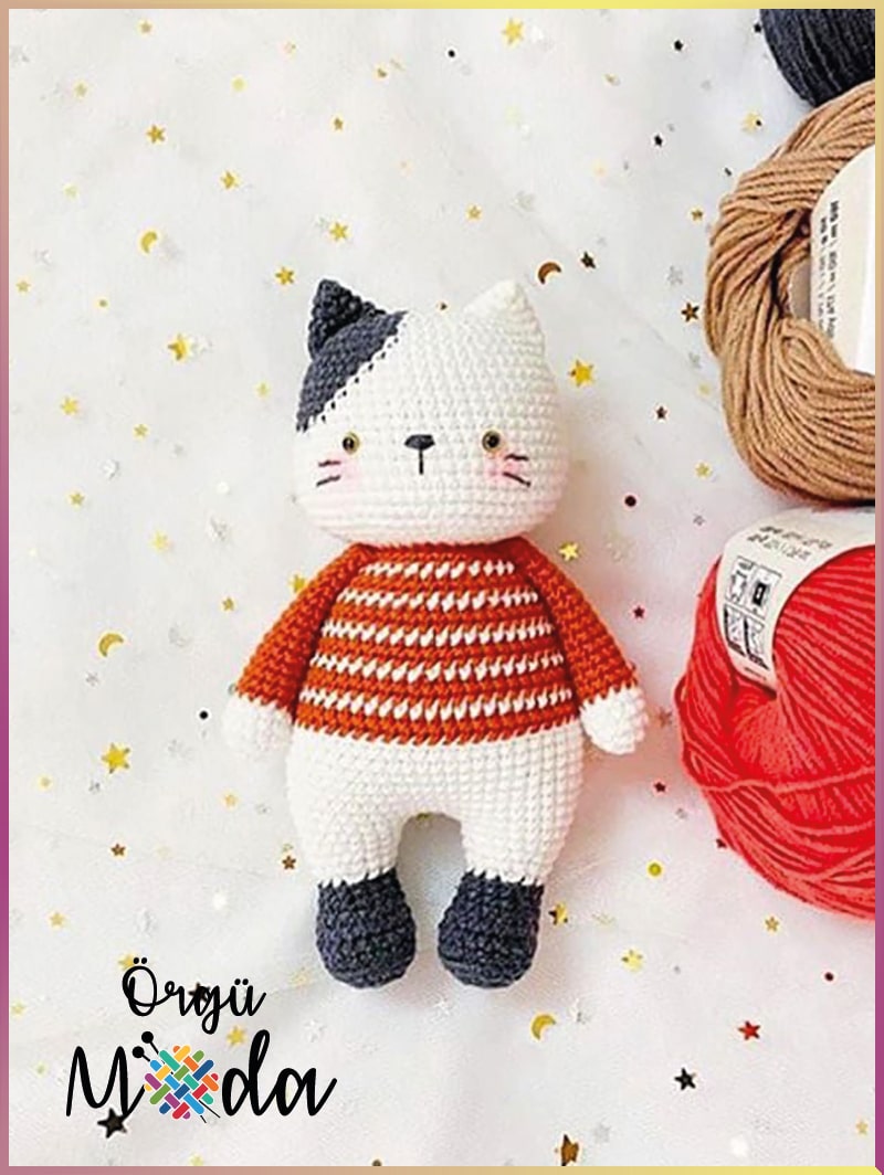 Amigurumi kedi Modelleri 9