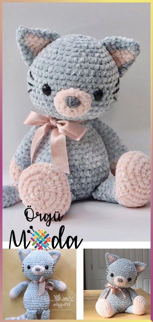 Amigurumi Kedi Tarifi Yazılı 8