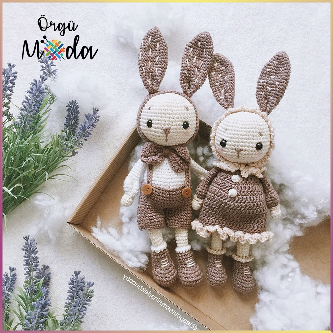 Amigurumi Tavşan Yapımı video 10