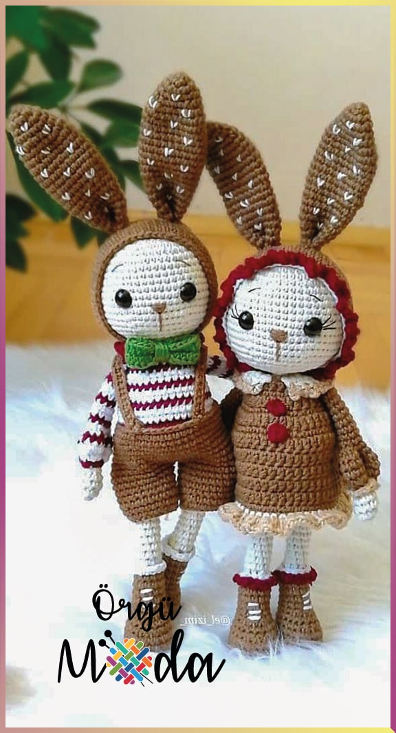 Amigurmi Tavşan Yapımı 3