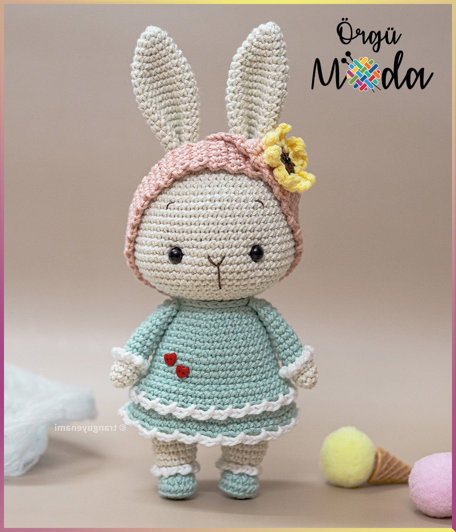 Amigurumi Tavşan Yapımı video 5