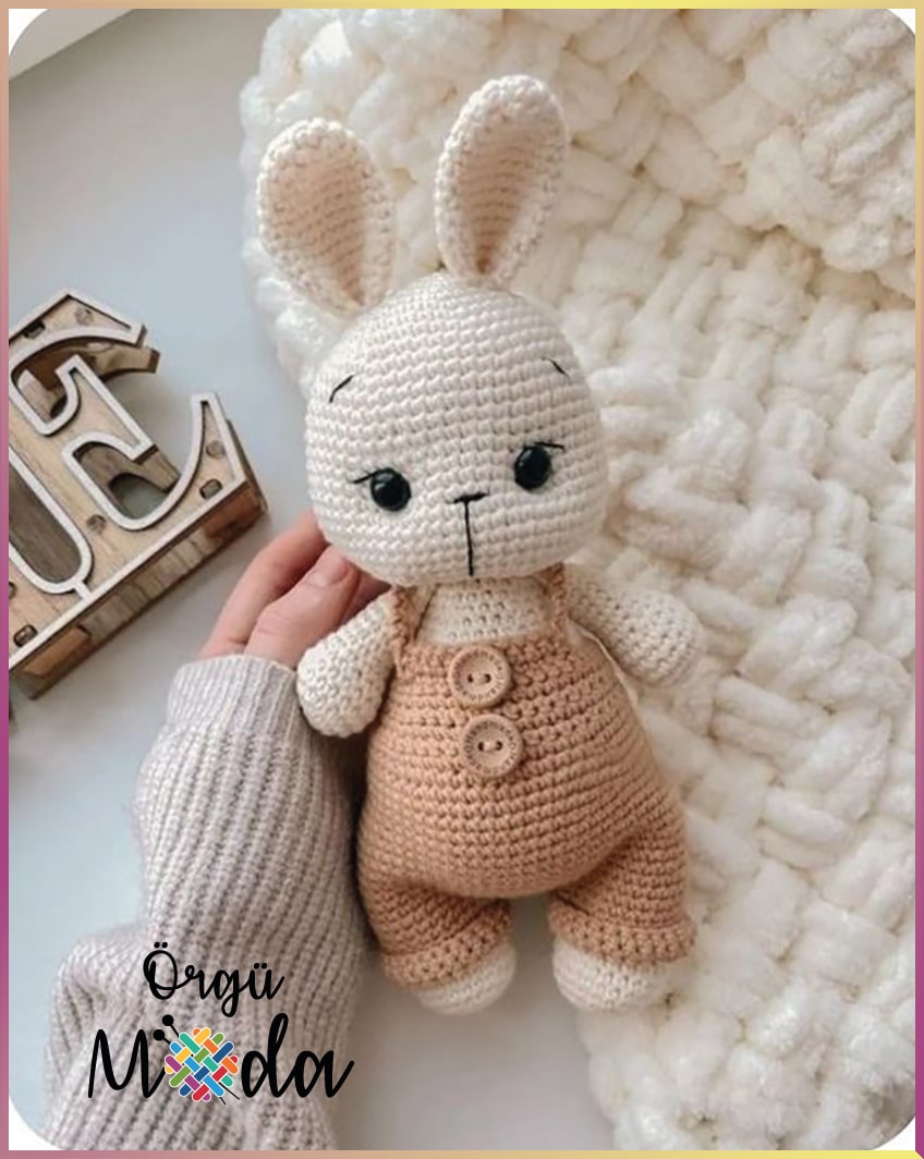 Amigurumi Tavşan Yapımı video 7