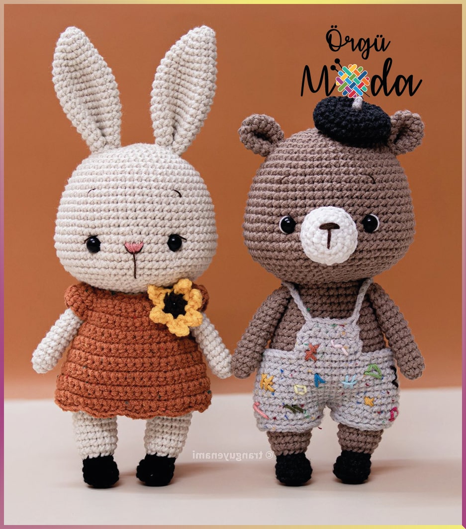 Amigurumi Tavşan Yapımı video 5