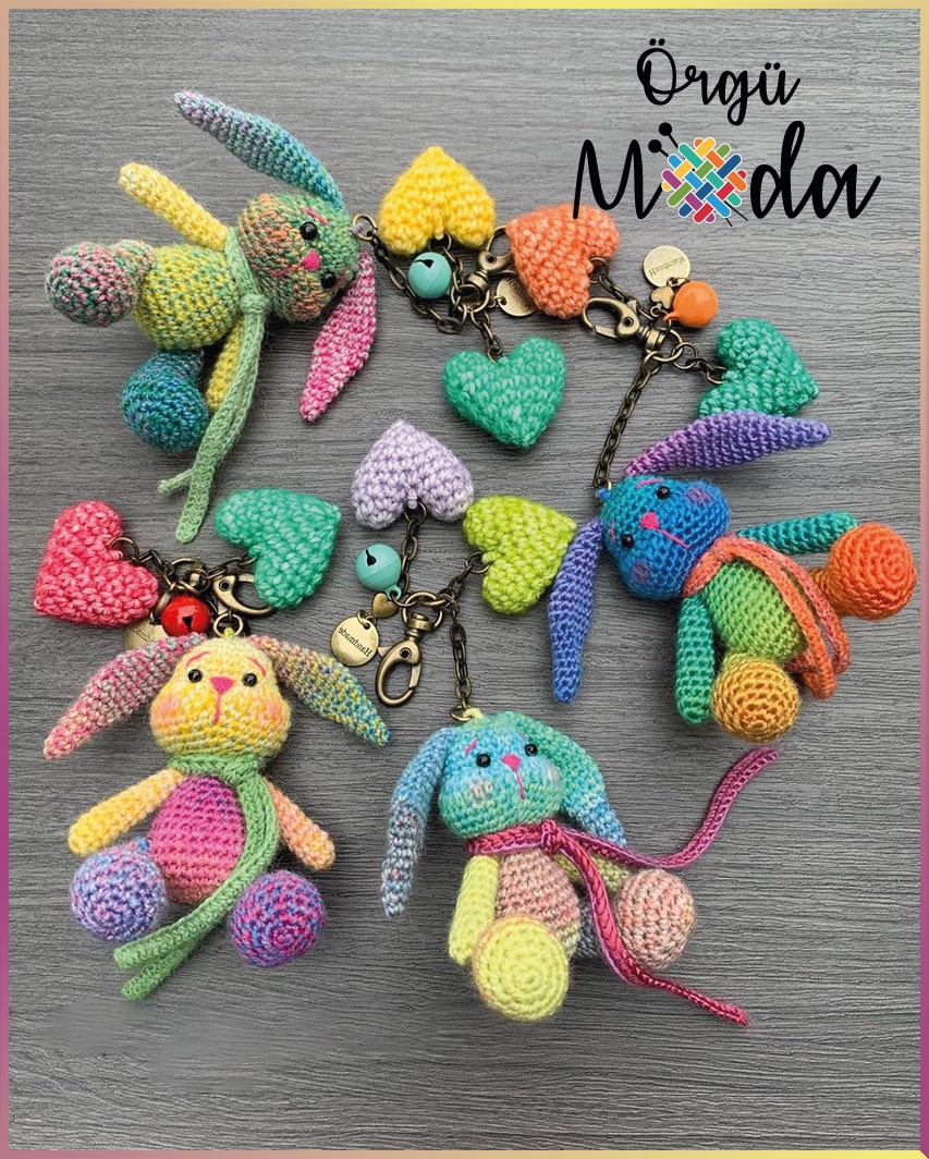 Amigurumi Anahtarlık Yapımı Kolay 4