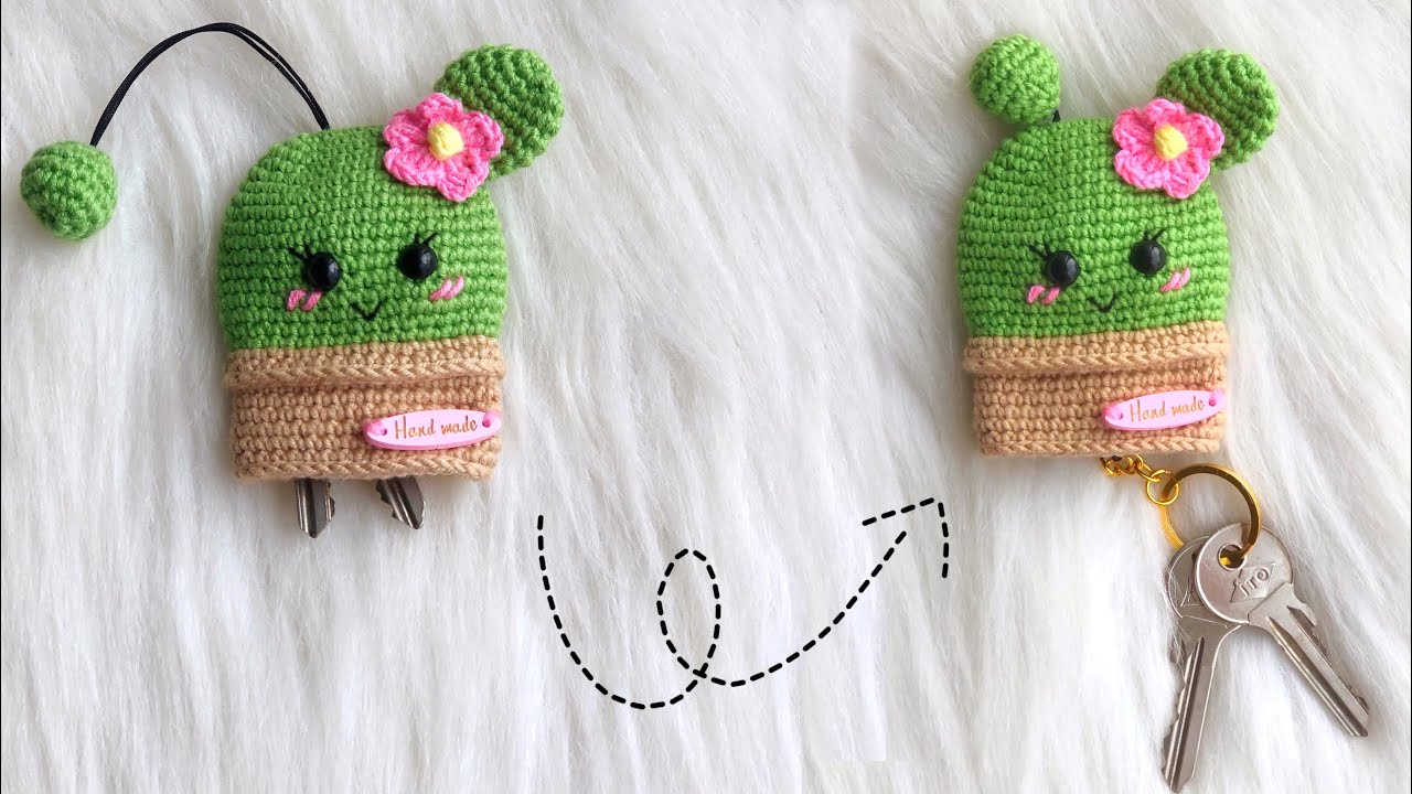 Amigurumi Kaktüs Anahtarlık Yapımı