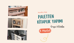 Paletten Kitaplık Yapımı